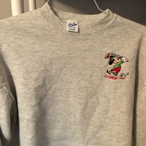 Vintage Disney Embroidered Sweatshirt